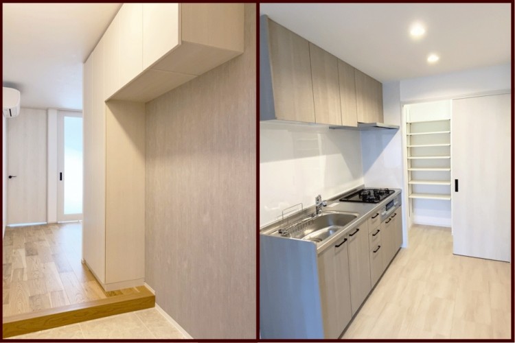 天井を高くして風通しと採光UP！自転車も置けて収納もたっぷり！ 　目黒区A様邸